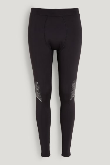 Hommes - Legging de sport - 4 Way Stretch - noir