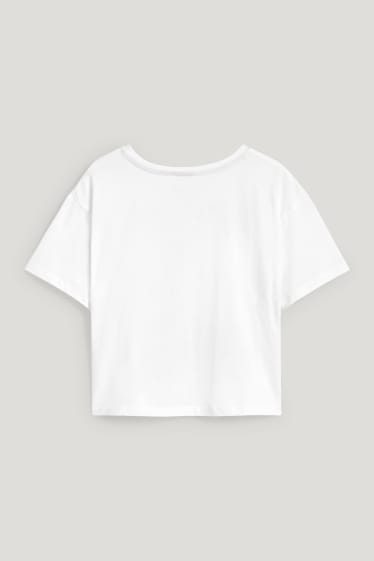 Bambine: - Mercoledì - t-shirt - bianco