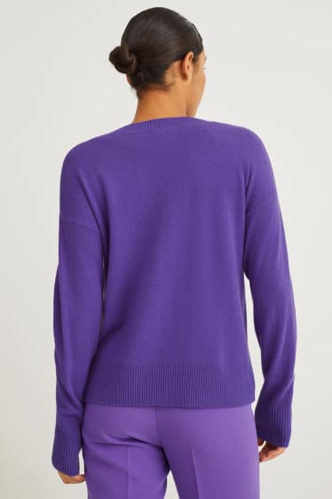 Mujer - Jersey de cachemir - lila