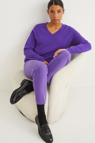 Mujer - Jersey de cachemir - lila
