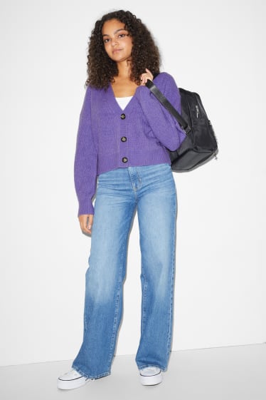 Clockhouse Girls - CLOCKHOUSE - Strickjacke - violett