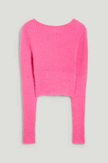 Clockhouse Girls - CLOCKHOUSE - Crop Pullover - pink