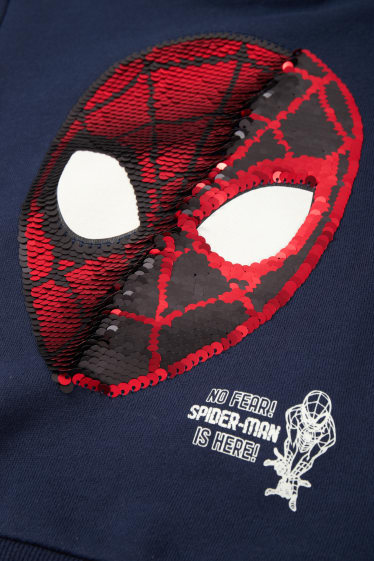 Toddler Boys - Spider-Man - Sweatshirt - Glow in the dark - dunkelblau