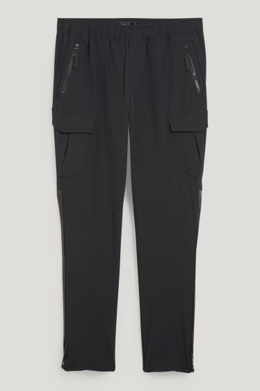 Uomo - Pantaloni cargo - regular fit - nero
