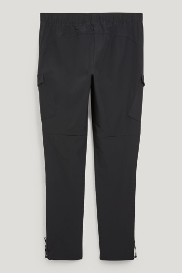 Uomo - Pantaloni cargo - regular fit - nero