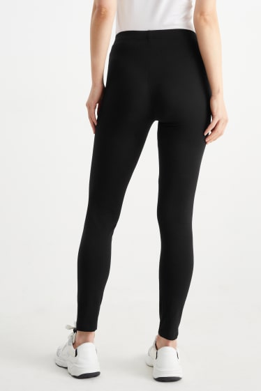 Dames - Set van 2 - legging - LYCRA® - zwart
