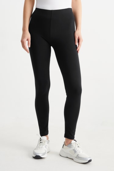 Dames - Set van 2 - legging - LYCRA® - zwart