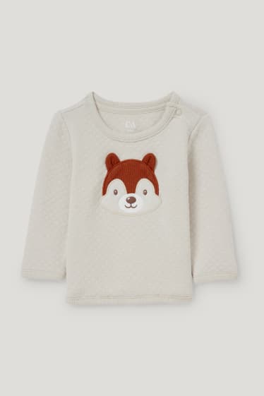 Baby Boys - Baby-Sweatshirt - hellgrau