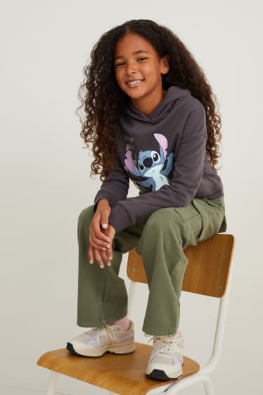 Kids Girls - Lilo & Stitch - Hoodie - dunkelgrau