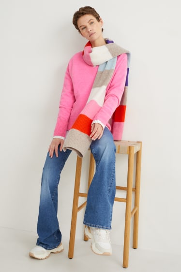 Mujer - Jersey de cachemir - fucsia