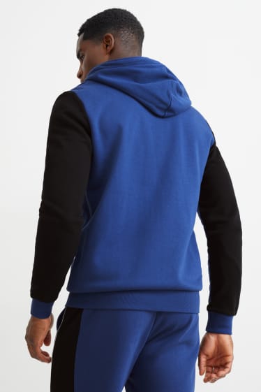 Herren - Sweatjacke mit Kapuze - dunkelblau