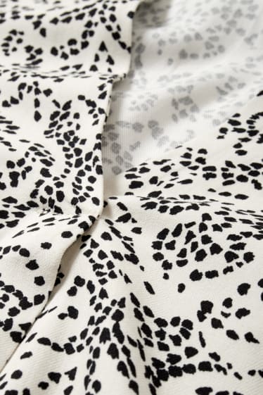 Damen - Bluse - gemustert - cremeweiß