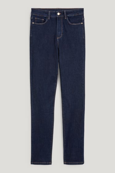 Femmes - Slim jean - high waist - LYCRA® - jean bleu foncé