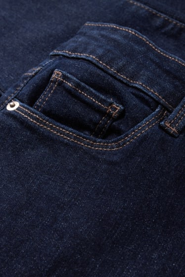 Women - Slim jeans - high waist - LYCRA® - denim-dark blue