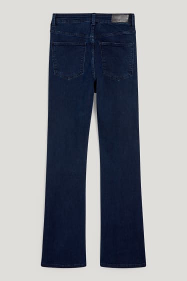 Femmes - Jean bootcut - mid waist - jean bleu foncé