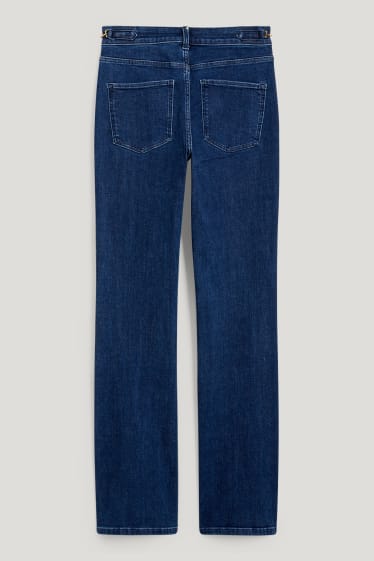 Mujer - Bootcut jeans - high waist - vaqueros - azul