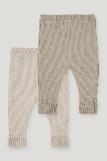 Baby Boys - Multipack 2er - Baby-Jogginghose - hellbraun