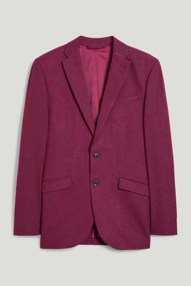 Herren - Baukasten-Sakko - Slim Fit - Flex - Stretch - violett