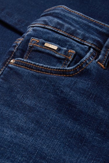Dames - Slim jeans - mid waist - shaping jeans - LYCRA® - jeansblauw