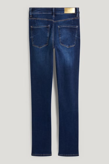 Dames - Slim jeans - mid waist - shaping jeans - LYCRA® - jeansblauw