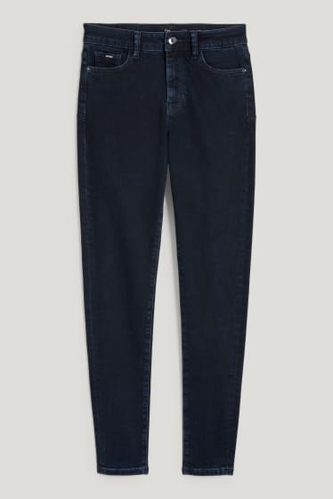 Femmes - Skinny jean - mid waist - LYCRA® - jean bleu foncé
