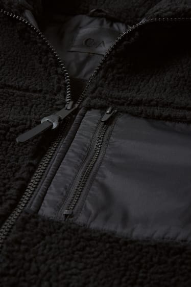 Clockhouse niños - Chaqueta de borreguillo - negro