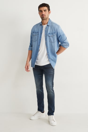 Heren - Skinny jeans - Flex jog denim - LYCRA® - jeansdonkerblauw