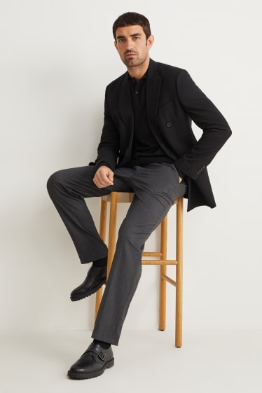 Herren - Merino-Pullover - schwarz