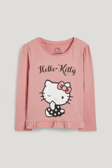 Toddler Girls - Hello Kitty - Langarmshirt - rosa