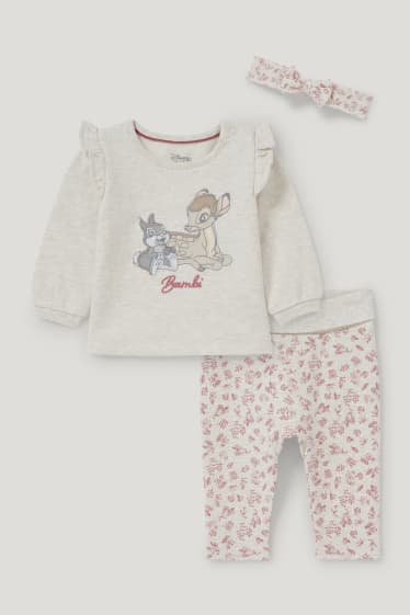 Baby Girls - Bambi - Baby-Outfit - 3 teilig - beige