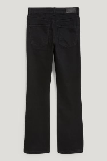Dames - Bootcut jeans - mid waist - LYCRA® - zwart