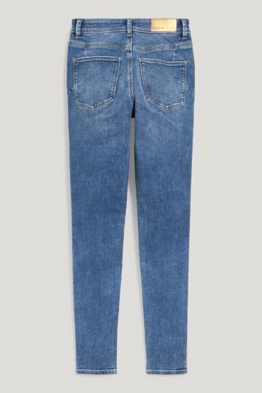 Damen - Skinny Jeans - Mid Waist - Shaping-Jeans - LYCRA® - jeans-blau