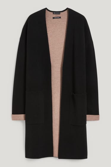 Damen - Strickjacke - schwarz