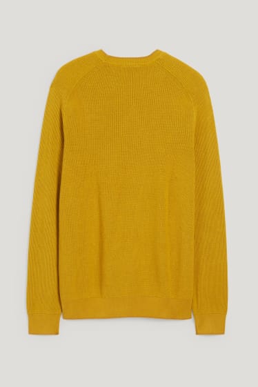 Uomo - Maglione - giallo senape