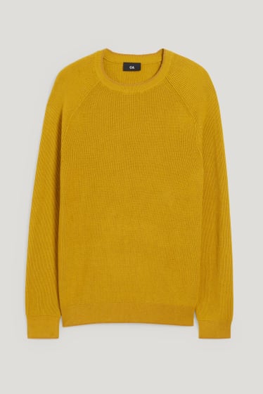 Uomo - Maglione - giallo senape
