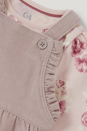 Baby Girls - Erstlingsoutfit - 2 teilig - beige