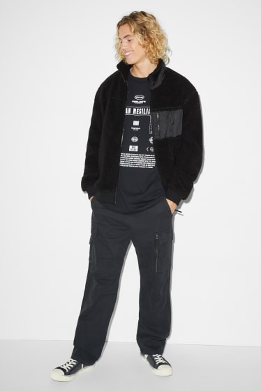 Clockhouse niños - Chaqueta de borreguillo - negro
