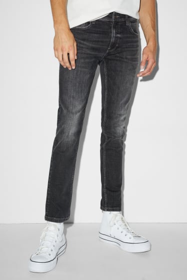 Clockhouse niños - Skinny jeans - LYCRA® - vaqueros - gris oscuro