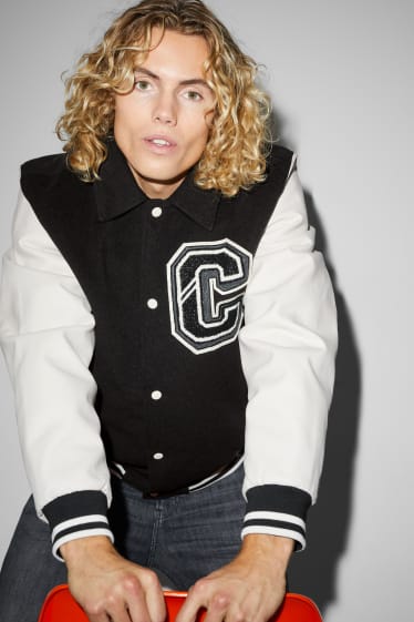 Clockhouse niños - Chaqueta universitaria - negro