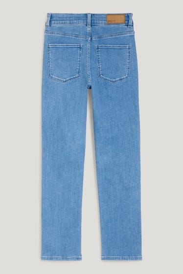 Femmes - Straight jean - high waist - jean bleu clair