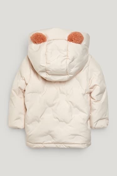 Baby Girls - Baby jacket with hood - light beige