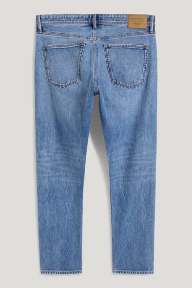 Heren - Tapered jeans - jeansblauw
