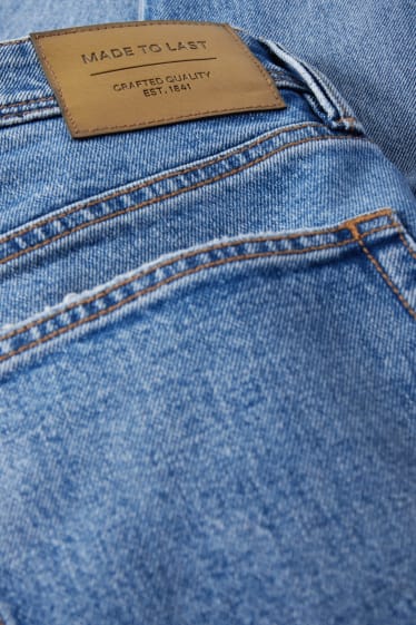 Heren - Tapered jeans - jeansblauw
