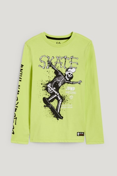 Kids Boys - Langarmshirt - hellgrün
