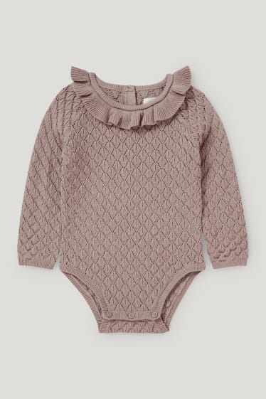 Exklusiv Online - Baby-Outfit - 2 teilig - beige