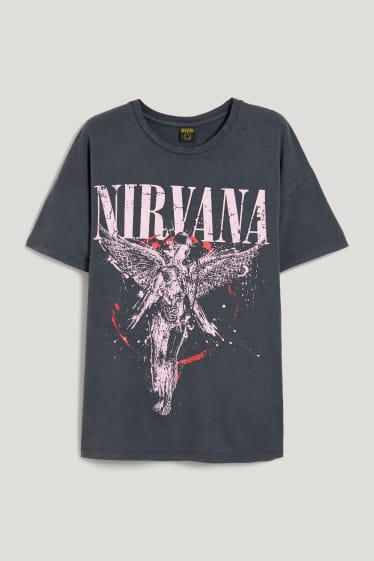 Clockhouse Girls - CLOCKHOUSE - T-Shirt - Nirvana - grau-melange