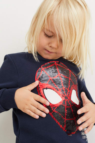 Toddler Boys - Spider-Man - Sweatshirt - Glow in the dark - dunkelblau
