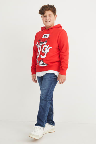 Kids Boys - Extended Sizes - Hoodie - rot