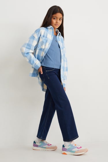 Kids Girls - Multipack 3er - Langarmshirt - cremeweiß