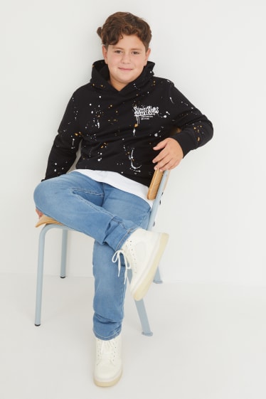 Kids Boys - Extended Sizes - Multipack 2er - Hoodie - schwarz